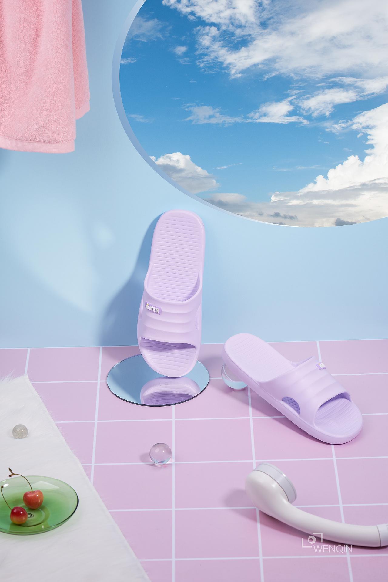 流氓兔/轻松一夏/拖鞋产品海报摄影