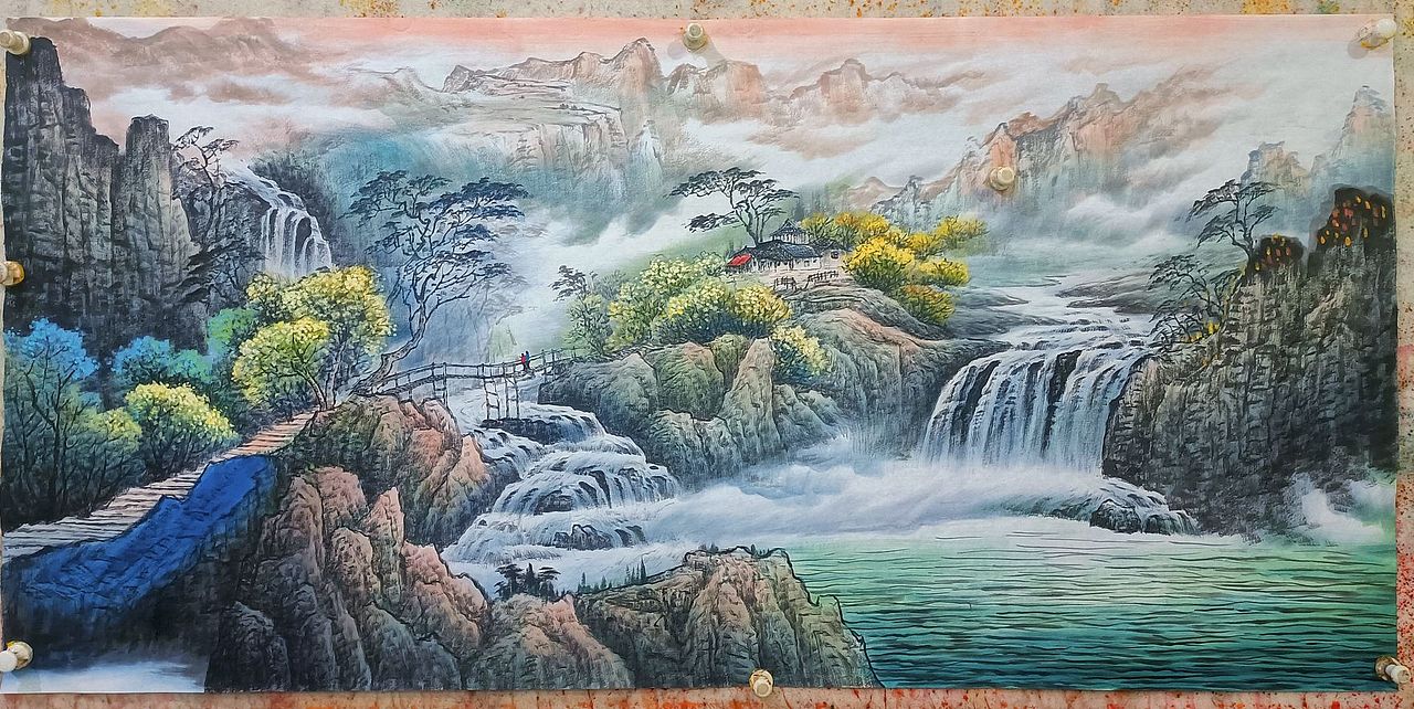 画家李海英山水作品
