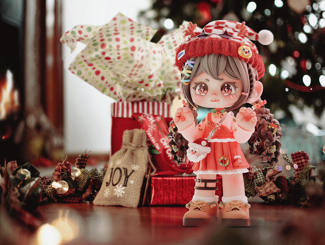 Aimee提前来过圣诞啦~（图ZMzI1MTY5NzM2） - IP形象 - 站酷设计师涅槃创设原创素材 - 站酷ZCOOL