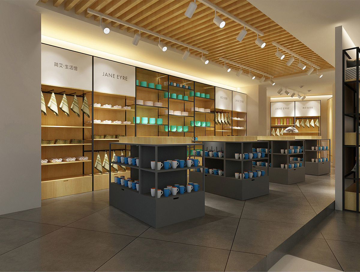 简艾生活馆办公室展厅设计&装饰工程