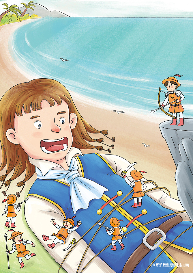 童话故事书插图_柠檬崽插画-站酷zcool