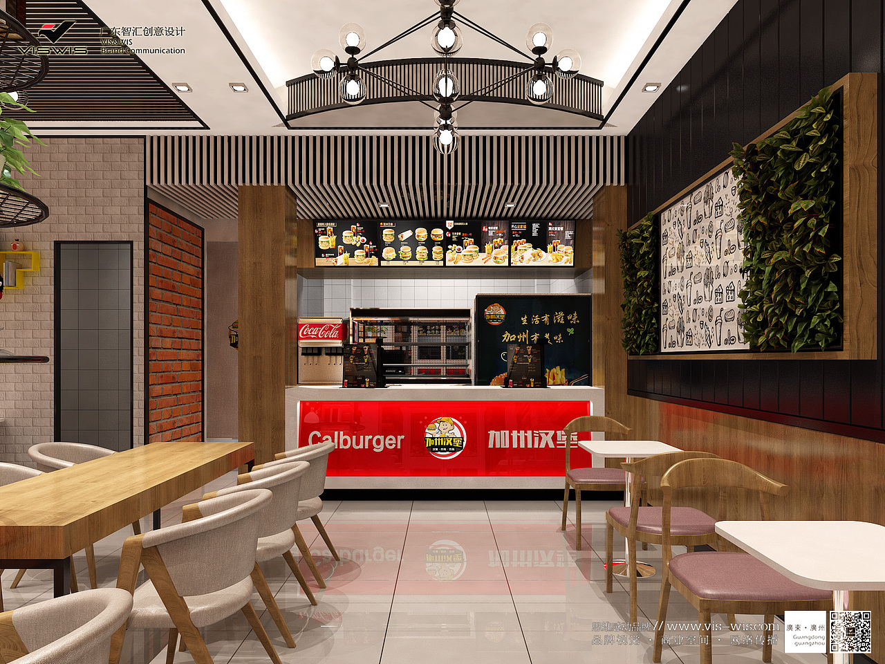 加州汉堡新一代店面品牌设计（图ZMTEwNjQyMTI0） - 展陈设计 - 站酷设计师餐饮时代原创素材 - 站酷ZCOOL