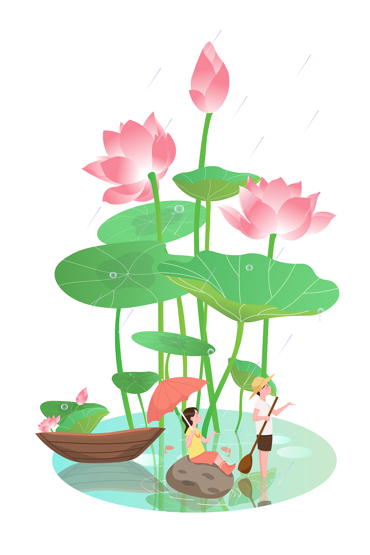 九月的矢量小插画（图ZMjcxNjg4MTU2） - 商业插画 - 站酷设计师蘑菇幺幺原创素材 - 站酷ZCOOL