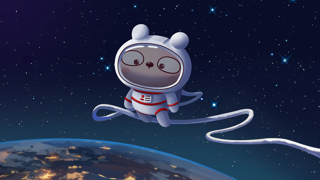 冷兔baby桌面壁纸