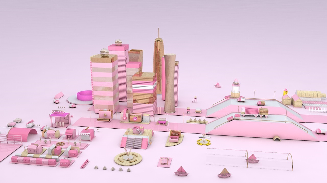 微缩城市景观（图ZMTU2NjU3NzM2） - 建筑/空间 - 站酷设计师风为裳123原创素材 - 站酷ZCOOL