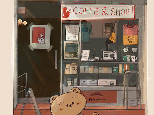一家咖啡店☕️