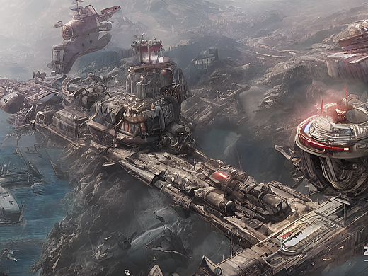 #AI创作实验室#空中城堡