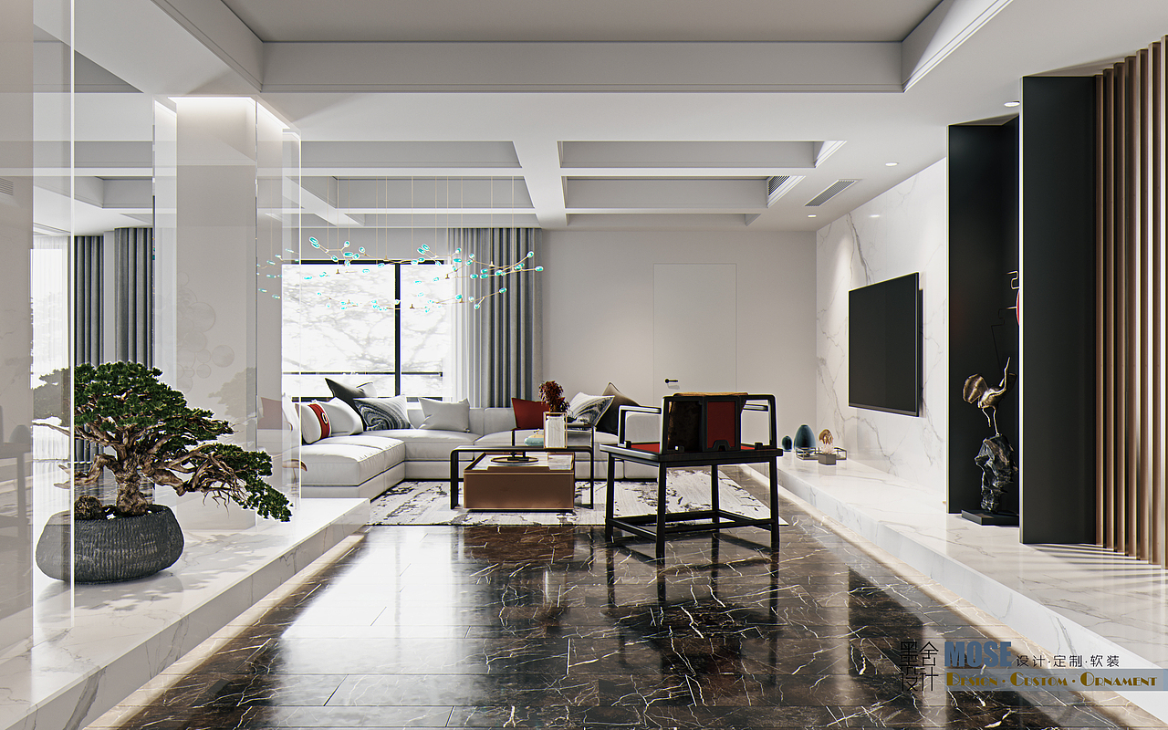 墨舍设计|雅韵·新中式私人会所