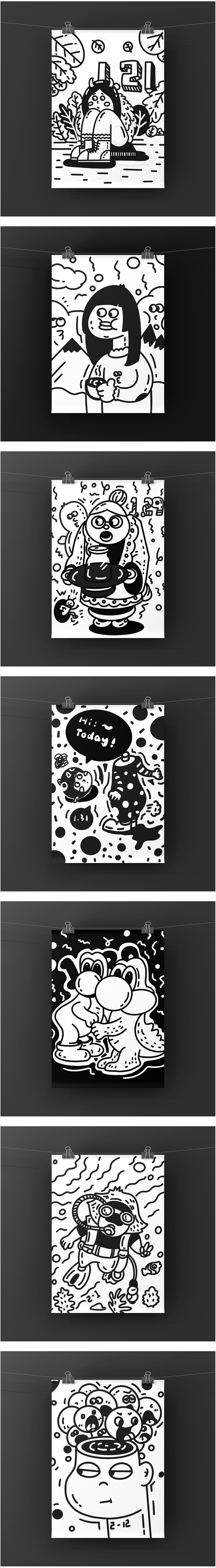 AMYTONG个人插画涂鸦展（图ZMTk2MzI3MTY0） - 新锐潮流插画 - 站酷设计师amytong233原创素材 - 站酷ZCOOL