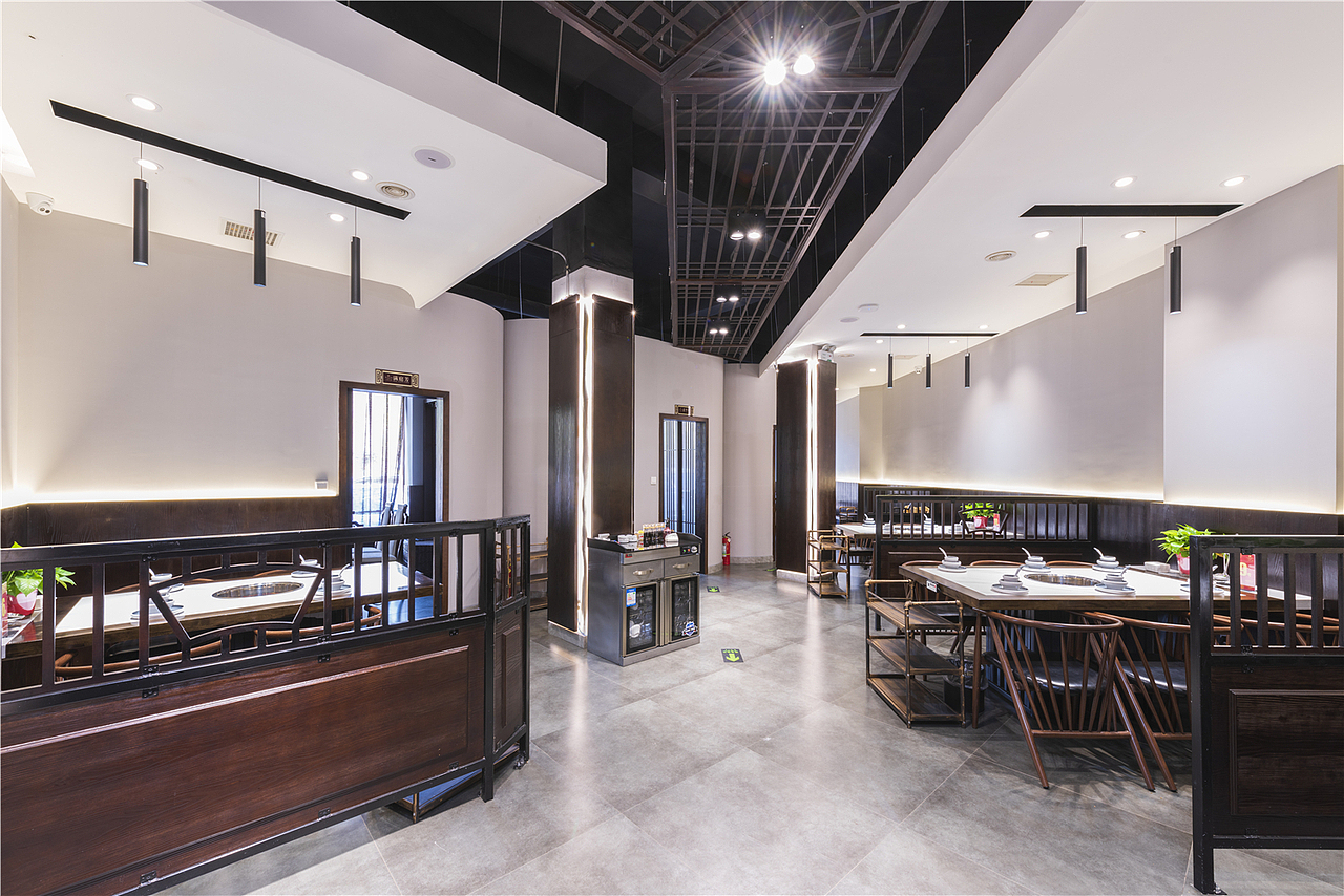 河南登封/千渝火锅店内环境