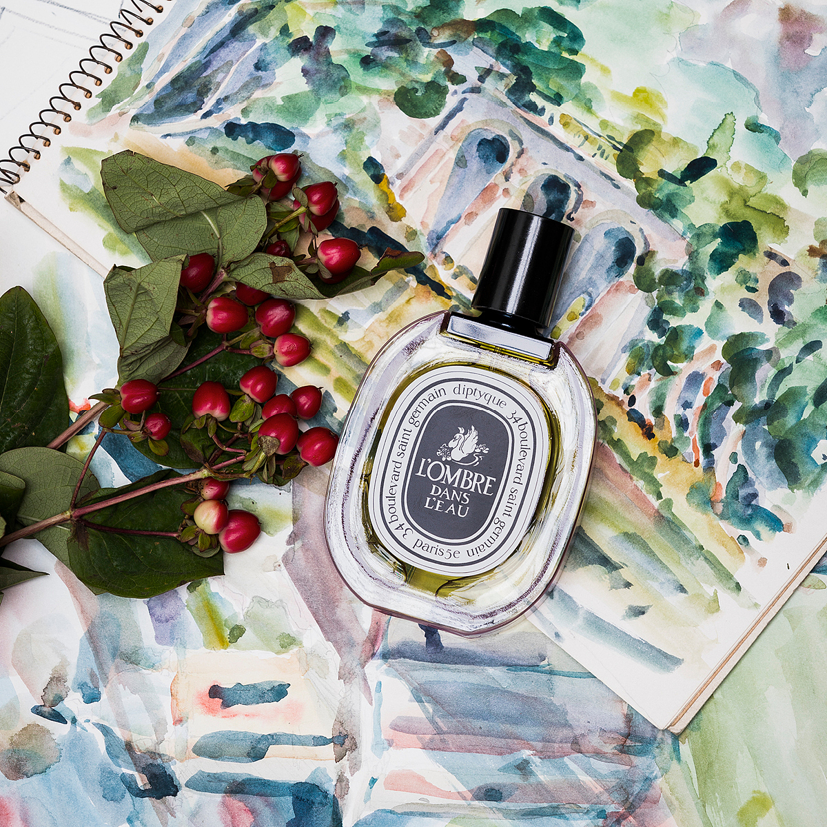 DIPTYQUE 四月新品限量香水拍摄设计-高奢品