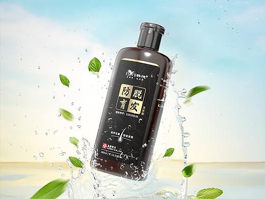 防脱育发洗发包装设计