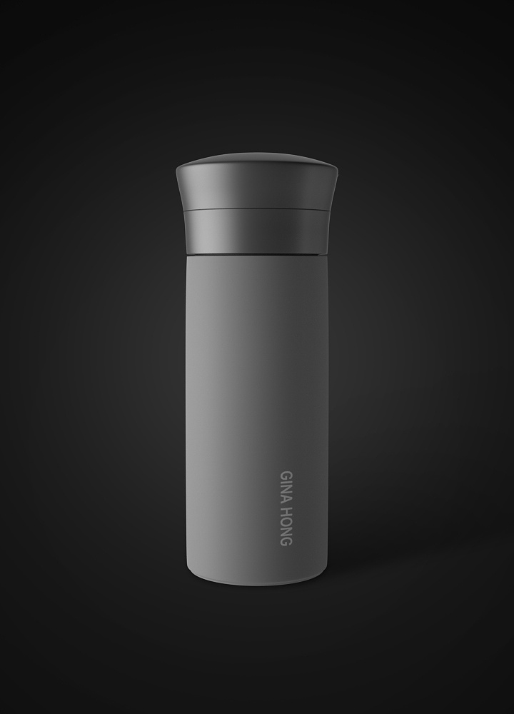 电商包装c4d保温杯建模渲染图片|三维|产品|小洪gina - 原创作品