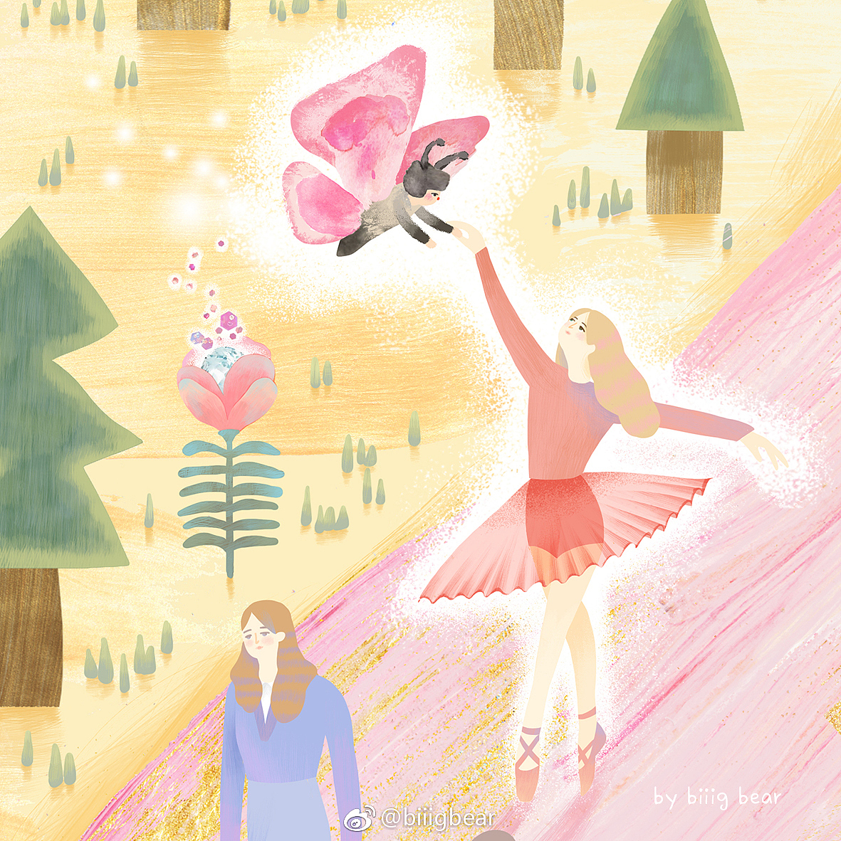 PANDORA潘多拉珠宝宝藏女孩插图(图ZMTUwNDMxNjE2) - 商业插画 - 站酷设计师biiig_bear原创素材 - 站酷ZCOOL