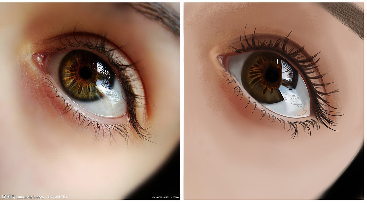 手绘眼睛（图ZNzMxNjIwNzI=） - 创作习作 - 站酷设计师英雄弯下小蛮腰原创素材 - 站酷ZCOOL