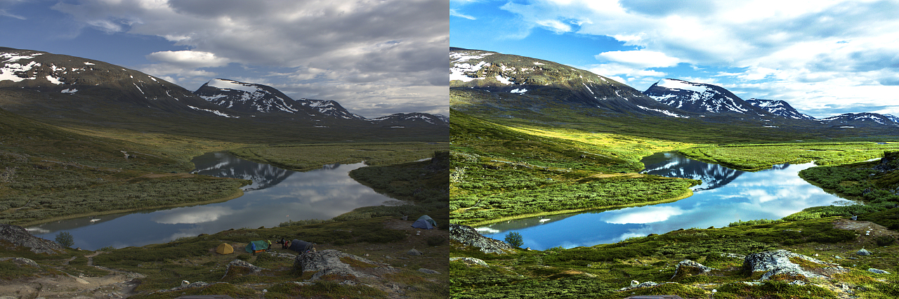 欧美风光类型修图练习