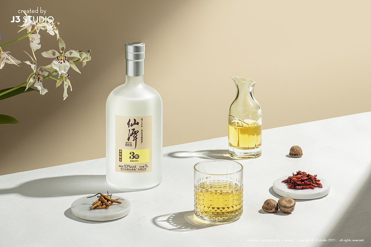 仙潭酒 I 白酒拍摄（图ZMjY1MjQzMjYw） - 产品摄影 - 站酷设计师J3studio原创素材 - 站酷ZCOOL