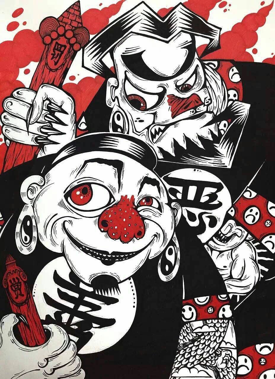 。（图ZNjk0MjMwMDA=） - 艺术插画 - 站酷设计师范迪安原创素材 - 站酷ZCOOL