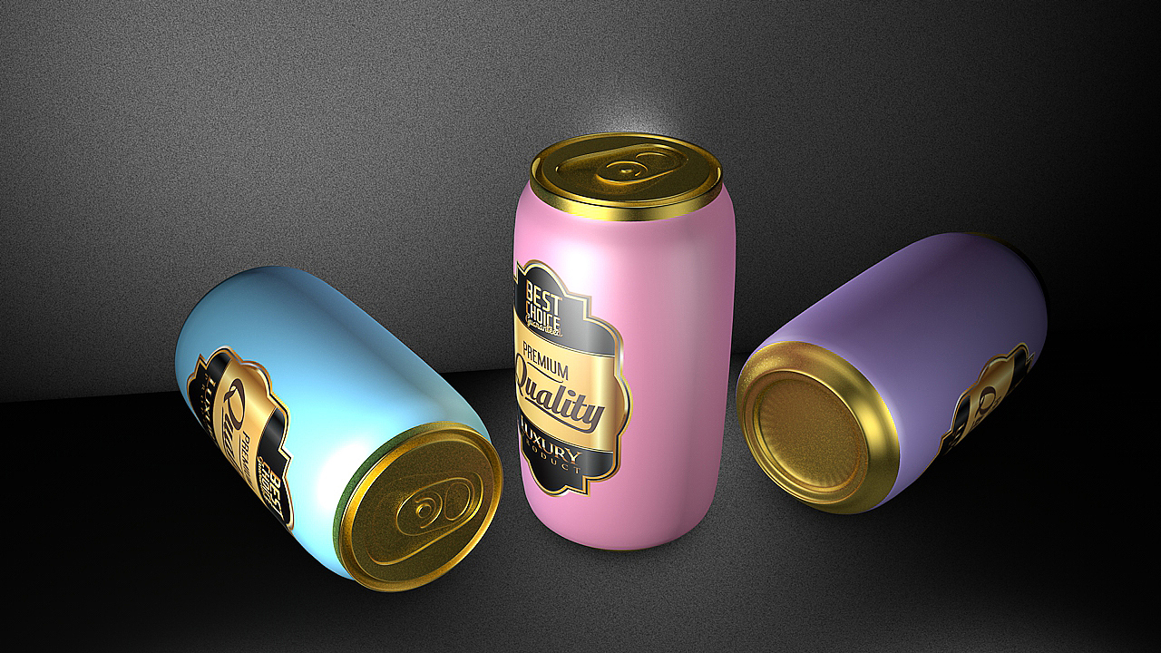 BEER/啤酒(C4D建模)