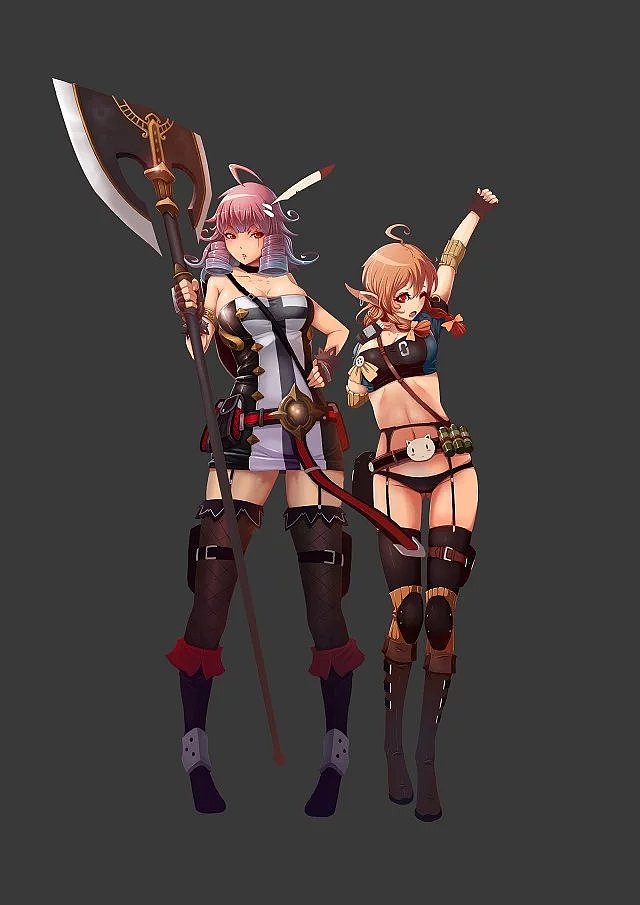 潭州教育插画游戏人物绘画作品