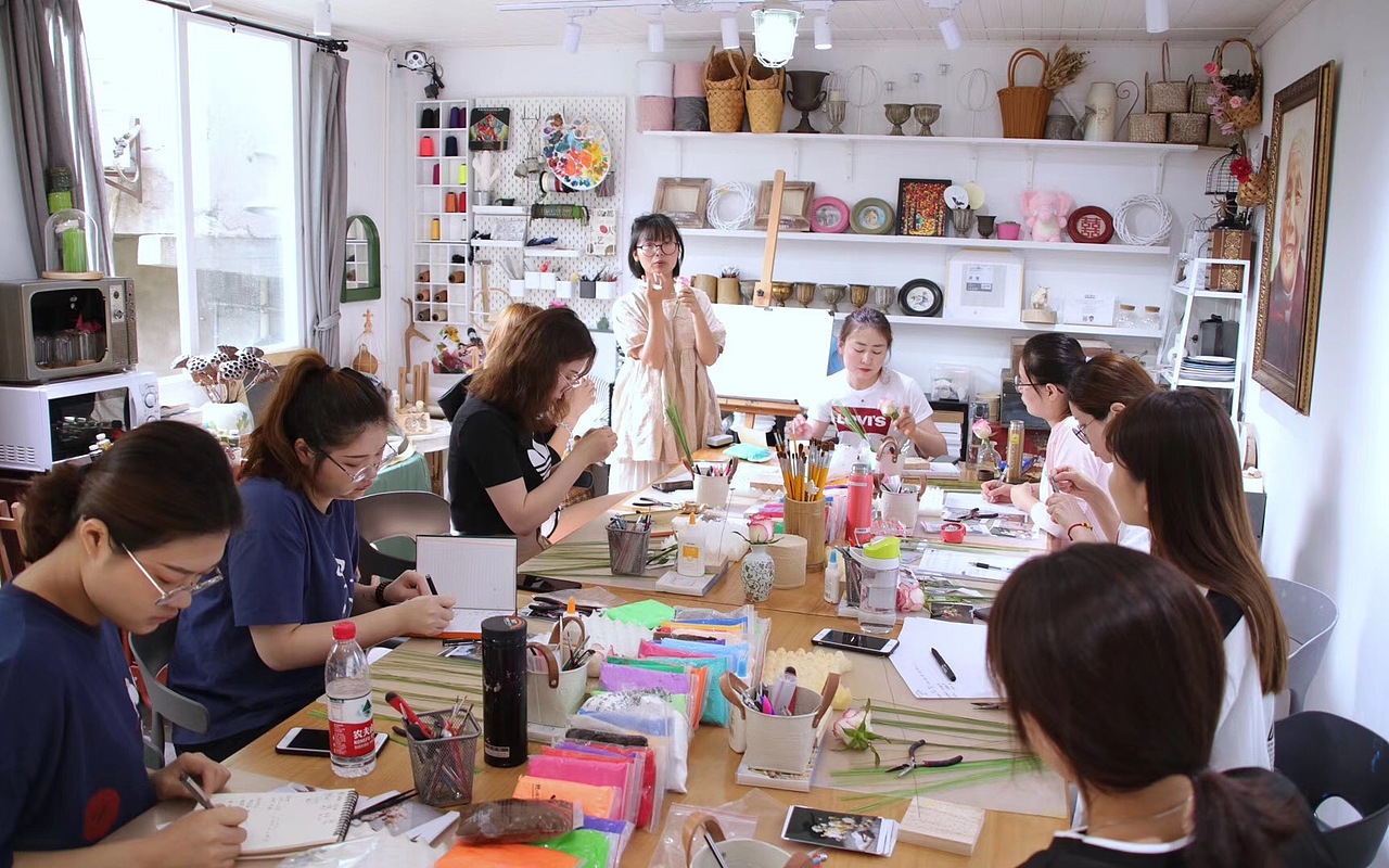 粘土师训/指见生活粘土花艺培训第二十八期