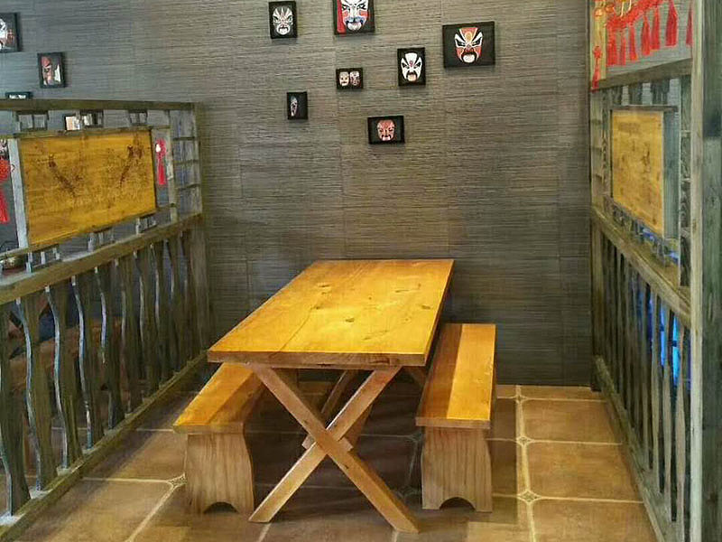 西安特色中餐厅中式餐饮桌椅