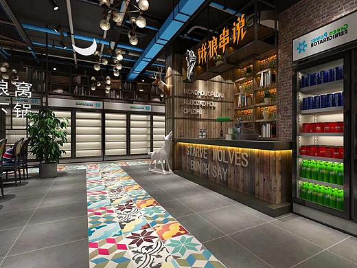 烧烤店装修设计|合肥烧烤店装修设计|烧烤店设计效果图