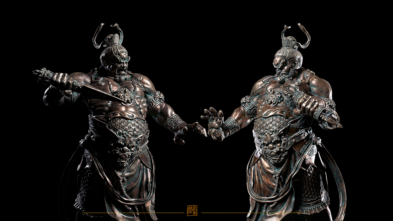 门神—— 哼哈二将