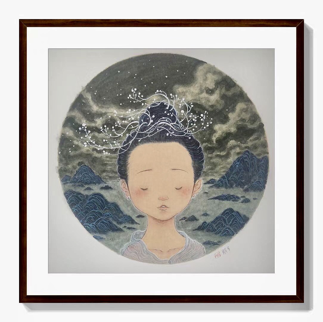 明子的水墨奇幻世界——《风信子系列》2,海量慎点。(图ZMjc3NTQzMjYw) - 绘画 - 站酷设计师明子水墨奇幻世界原创素材 - 站酷ZCOOL