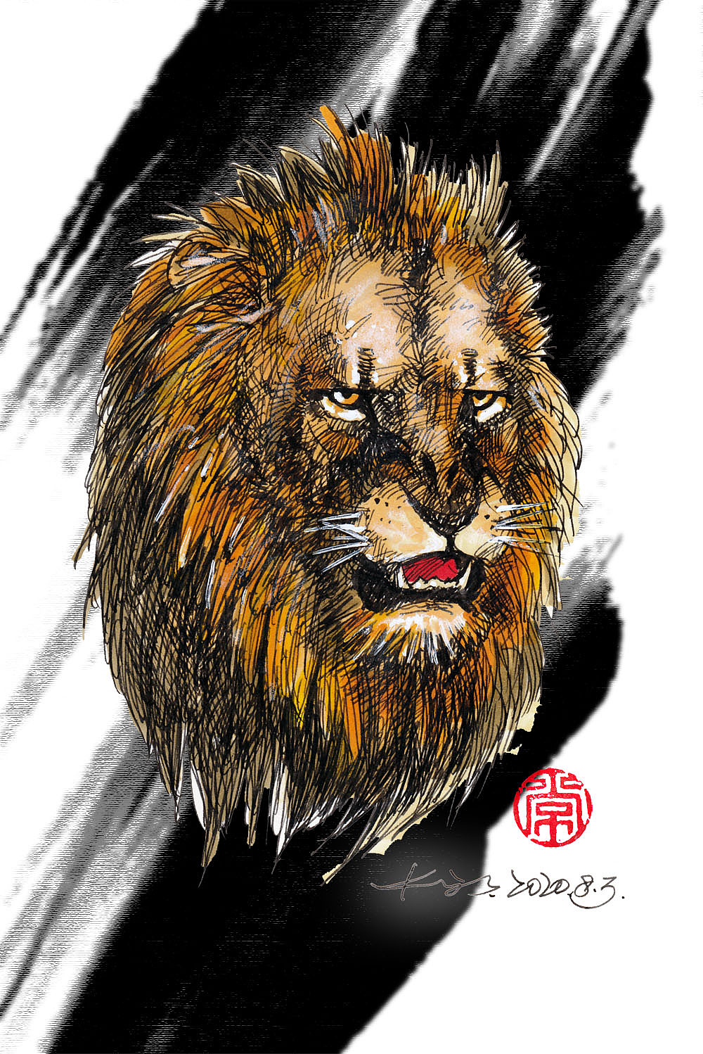 手绘坏男孩雄狮联盟（图ZMjE5NTkyOTk2） - 绘画 - 站酷设计师画设计原创素材 - 站酷ZCOOL