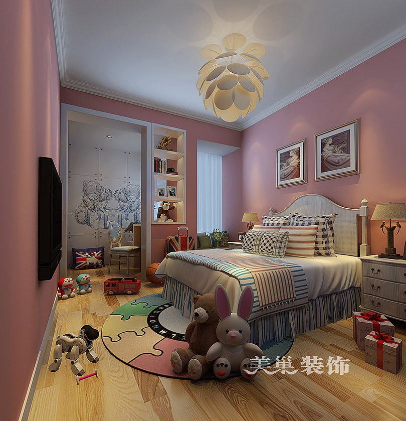 中益7囍88平方两室两厅现代简约案例装修效果图