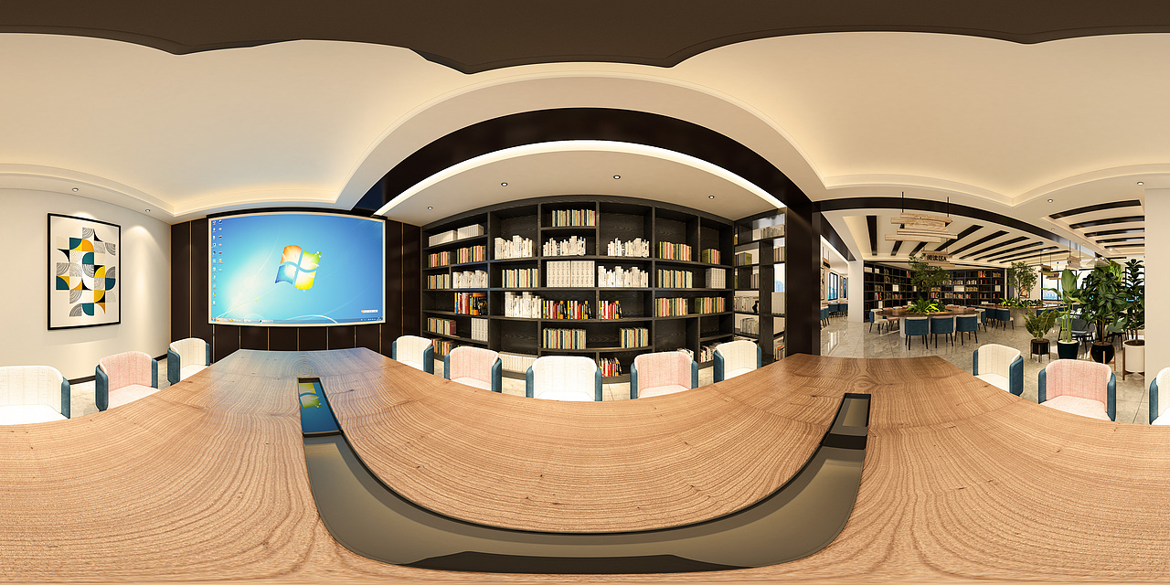 1992效果图--图书馆全景（图ZMTcxMzQxMjQw） - 家装设计 - 站酷设计师1992效果图汉堡原创素材 - 站酷ZCOOL