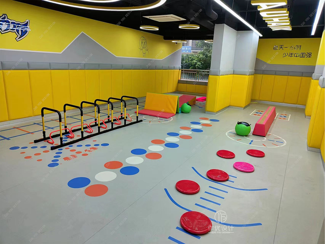 儿童运动馆完工｜实景照片（图ZMzEwNDI2NDEy） - 商业空间设计 - 站酷设计师作优空间设计原创素材 - 站酷ZCOOL