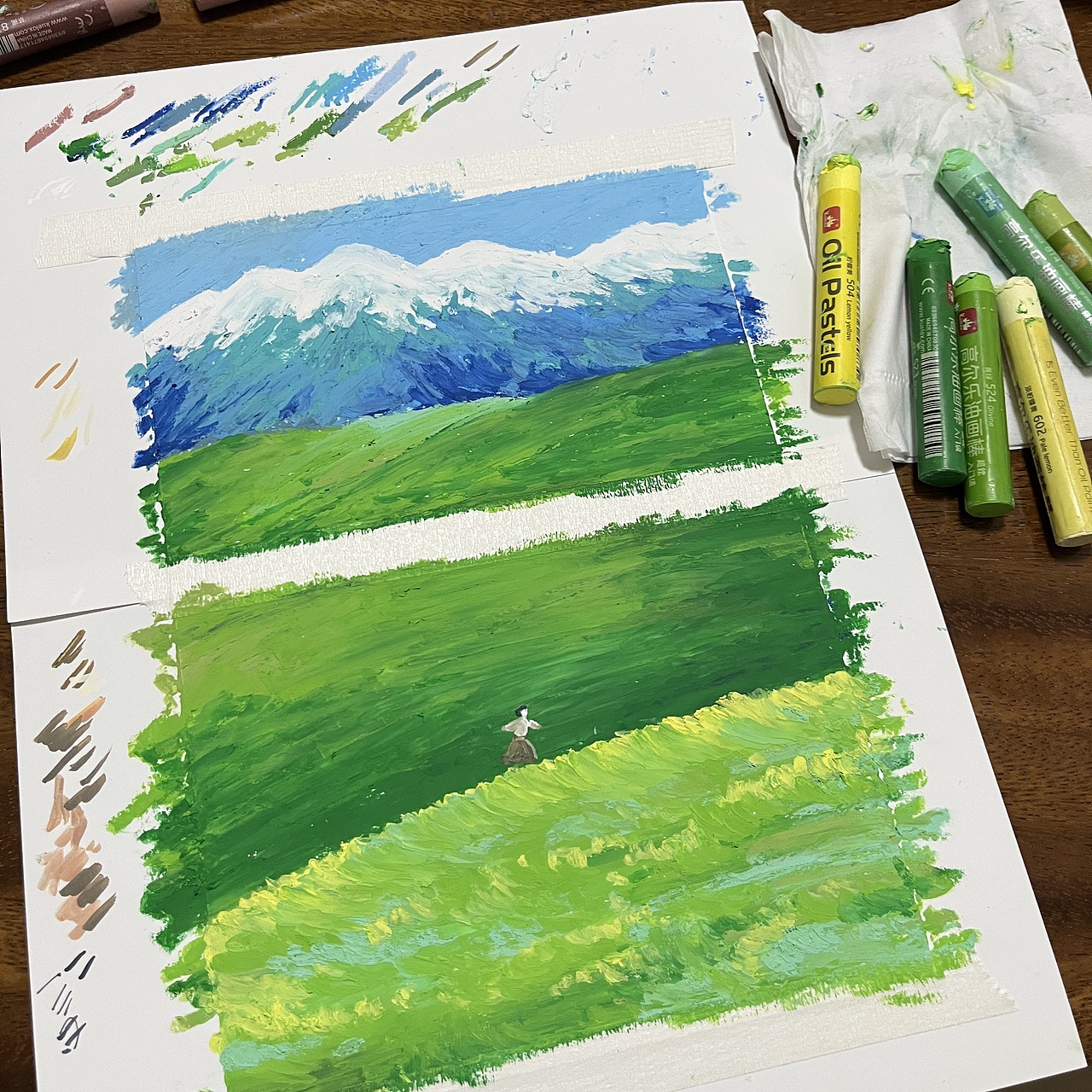 我的阿勒泰（图ZMzY5MjI2NjIw） - 艺术插画 - 站酷设计师IRENE嘎嘎原创素材 - 站酷ZCOOL