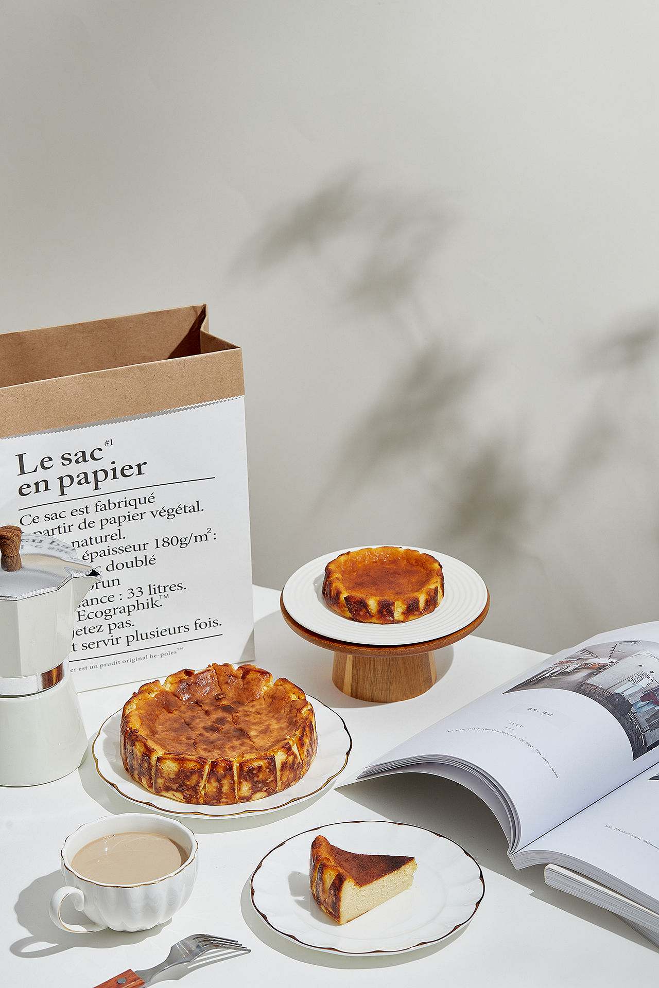 巴士克奶酪蛋糕（图ZMzQ2NDM3MDA0） - 产品摄影 - 站酷设计师西山食纪原创素材 - 站酷ZCOOL