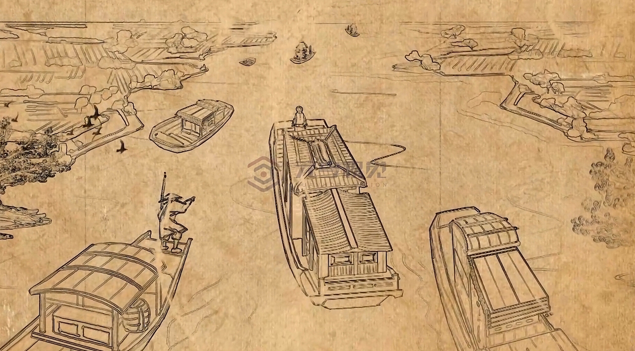 手绘动画故事，古代传统故事还原，三维动画故事制作