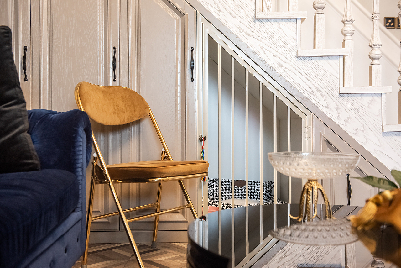 80㎡复式，浓郁的法式复古风袭来（图ZMzMxMzMzMDMy） - 家装设计 - 站酷设计师马小晴晴小马原创素材 - 站酷ZCOOL