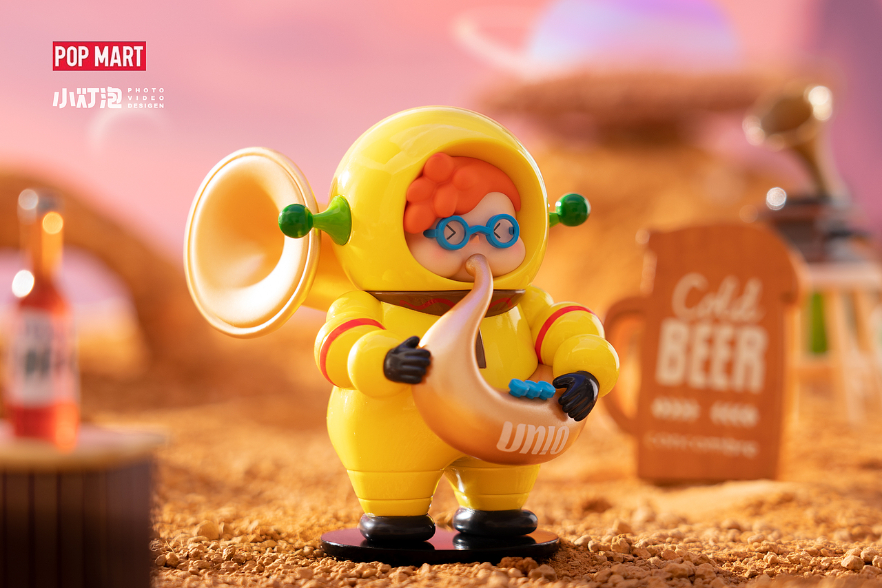 潮玩摄影|泡泡玛特 space walker 宇宙音乐会 赛博