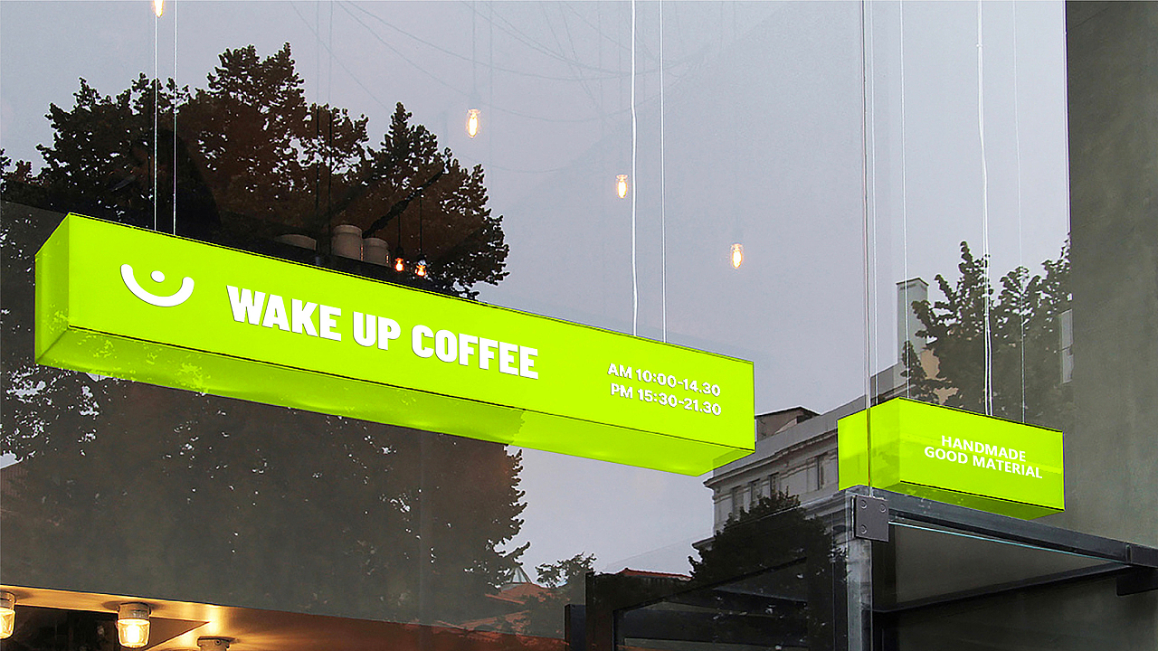 Wake Up咖啡品牌设计作品（图ZMzMwNTA1NTky） - 品牌 - 站酷设计师设计师Dreamy原创素材 - 站酷ZCOOL