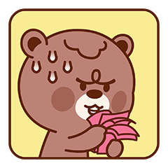 SUPER BEAR微信表情（图ZMzQ0Mjg0NDE2） - IP形象 - 站酷设计师奇果QIGOR原创素材 - 站酷ZCOOL