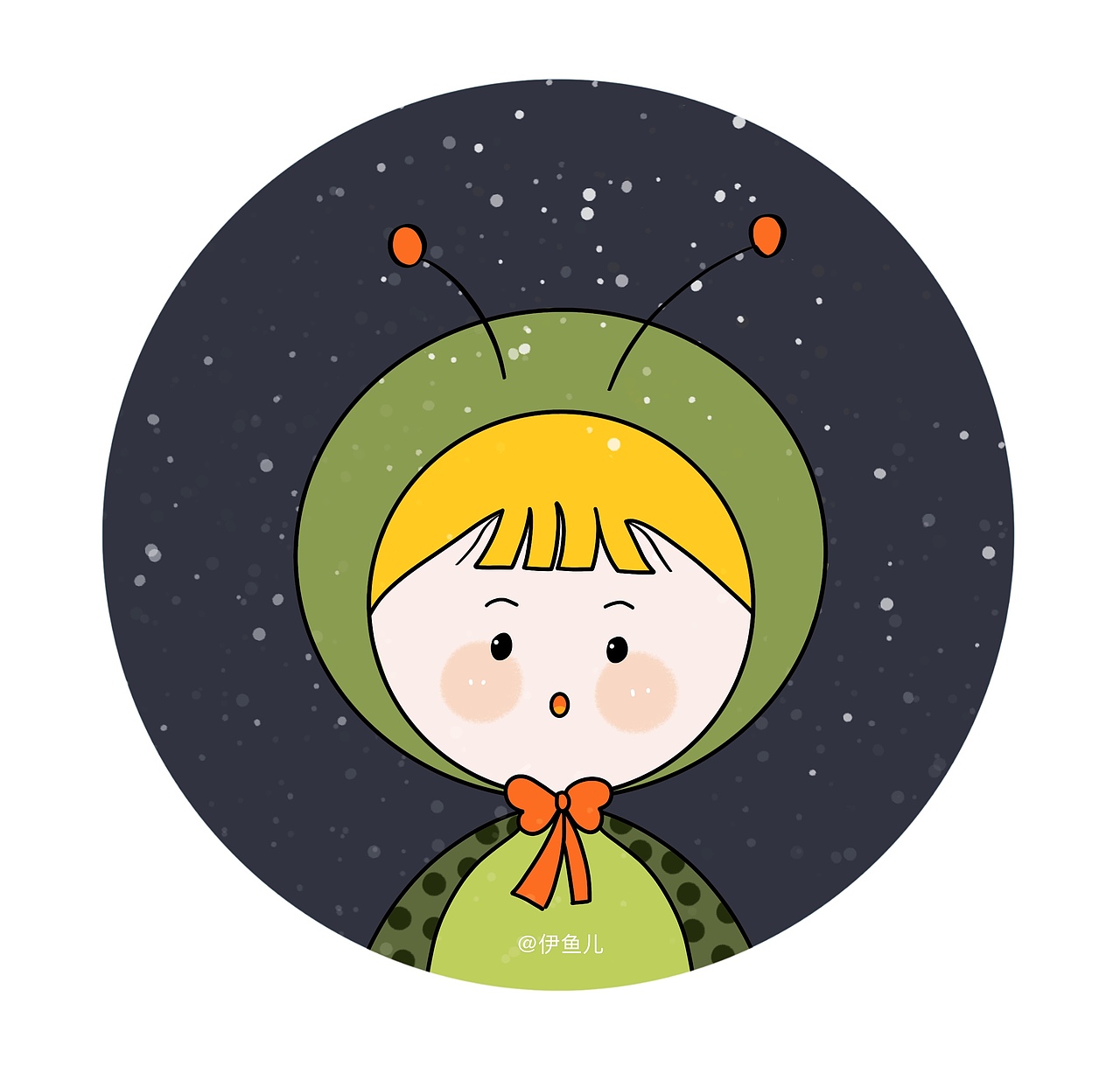 一组线条风小头像