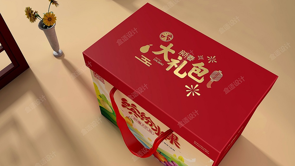 箱盒汇 | 主创:“缤纷水果”水果新春大礼包