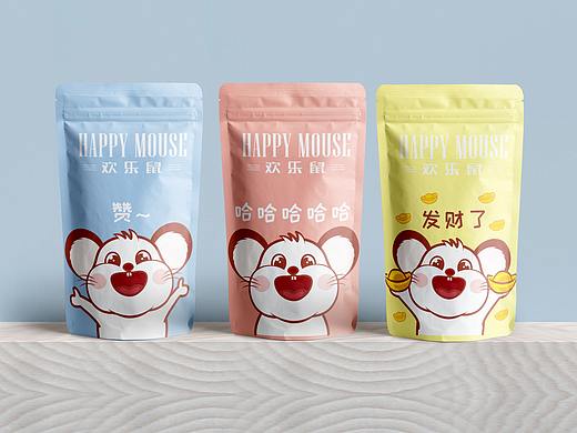 鼠 包装设计欢乐鼠ip周边