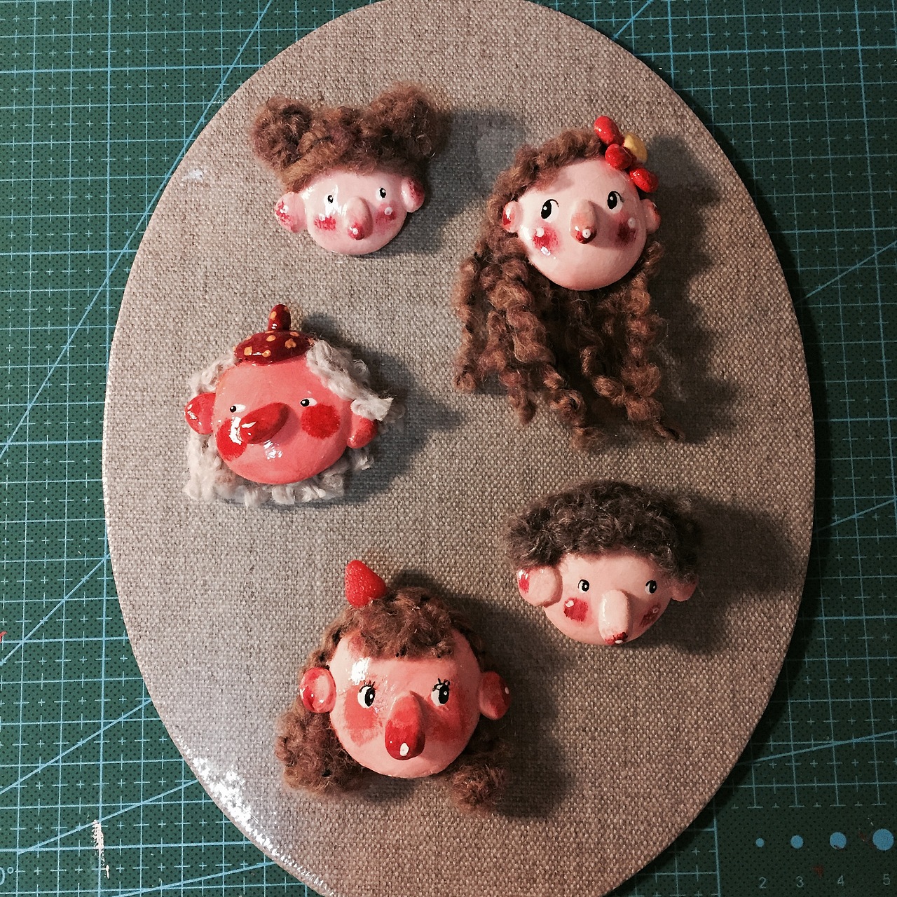 思葱做的粘土手工（图ZODM4MDU2NDg=） - 工艺品设计 - 站酷设计师铁头葱葱原创素材 - 站酷ZCOOL