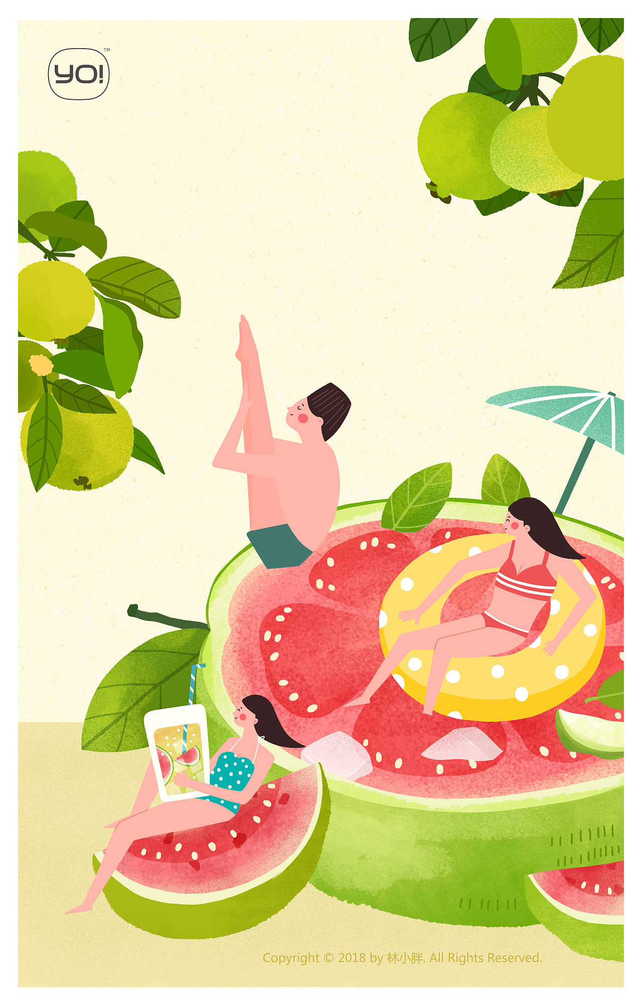 近期茶饮插画创作整理