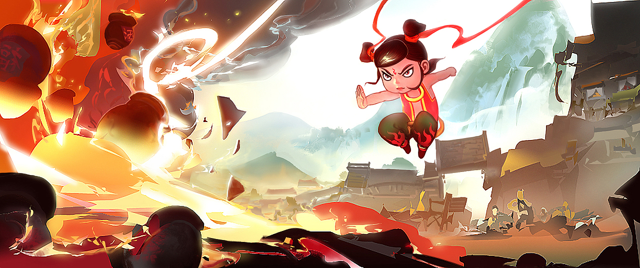 给电影《哪吒之魔童降世》 画的一些海报及概念图。