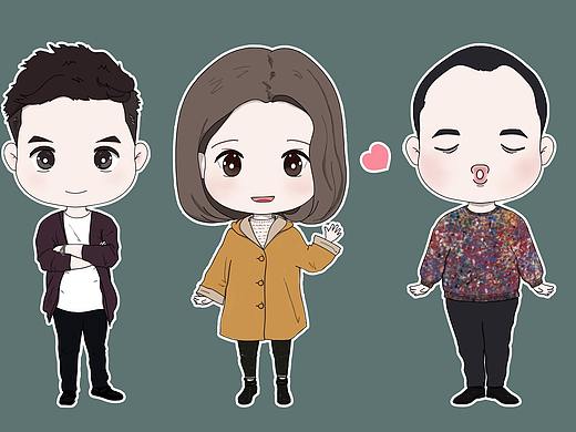 电视剧《春暖花又开》Q版人物及平面