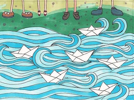 我们的玩具船（个人主页-ZNDU2NzAyOTY=） - 绘本 - 站酷设计师XQFT原创素材 - 站酷ZCOOL