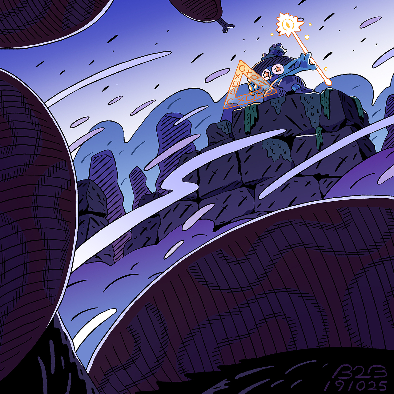 MUYAKUKAKUKA_魔法小鸭的冒险！！！——原创插画（图ZMTgzMDQzMTEy） - 创作习作 - 站酷设计师不二宝原创素材 - 站酷ZCOOL