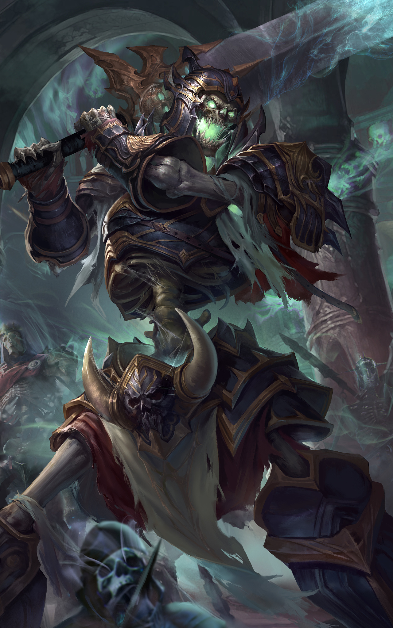 骷髅卫士|插画|游戏原画|spike01 - 原创作品 - 站酷 (zcool)